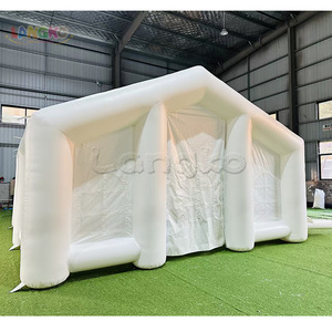 Tente de <span class=keywords><strong>camping</strong></span> gonflable imperméable en PVC/Oxford, tente de réception blanche - Product Image 5