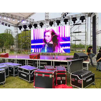 Panneau d'affichage Led géant de location, 1000x500 Mm, système de plein écran, 3.9x500, P3.91 P3.9 1000