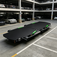 Robot de stationnement automobile à empattement télescopique, véhicule autonome de relocalisation AGV pour système de garage stéréo