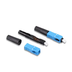 Conector de Fibra Óptica OMAY SC-APC/UPC de 55 mm, Conector Rápido para Cable FTTH, Modelo de Gestión de Cables Integrado en Piel ONT-SC-02QC 55m - Product Image 1
