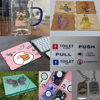 Impresora UV de Escritorio 3560, Impresora Plana de Alta Precisión para Acrílico, Metal, Plástico, Tazas, Carcasas de Teléfono, Llaveros, Impresión Personalizada