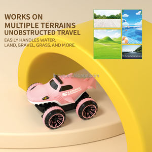 Lucky Toys <span class=keywords><strong>Voiture</strong></span> <span class=keywords><strong>télécommandée</strong></span> amphibie requin 2.4G en plastique, véhicule RC tout-terrain grimpeur - Product Image 3