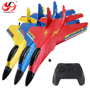 ใหม่ LED Light Night <span class=keywords><strong>SU35</strong></span>โฟม EPP <span class=keywords><strong>RC</strong></span> เครื่องร่อนบิน Aerobatic รีโมทคอนโทรลเครื่องบินของเล่นสำหรับเด็ก RTF VS FX820 FX620 - Product Image 1
