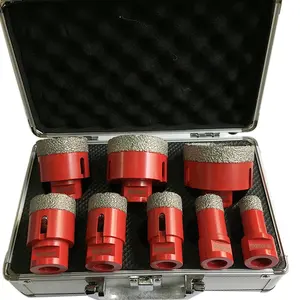 Tile Drill Bit Set Vacuum Brazed M14 Diamond Tools Cutting Bit Tile Hole Saw Diamond Core Drill Bit Set