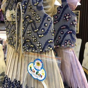 Bé hoa mùa xuân trang trọng bên Dresses dễ thương trẻ em Bông Váy dài thiết kế - Product Image 4