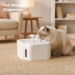 Fontaine à eau automatique intelligente pour animaux de compagnie, écologique, 2,8 L, avec capteur de mouvement sans fil, batterie rechargeable 3600 mAh, pour chats et chiens - Product Image 6
