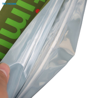 Sacs d'emballage pour leurres de pêche imprimés sur mesure, vente en gros, sacs refermables en PE Mylar pour appâts en plastique souple, crochet de haute qualité