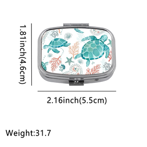 Caja de Medicamentos Cuadrada Personalizada, Mini Joyero, Recuerdo Turístico Francés, Caja Portátil para Organizar y Guardar Pastillas - Product Image 5