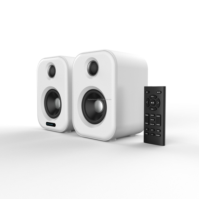 50W 2.0 Bookshelf Speakers for Computer Soundbar Theater System with for 5.3 Dual Mode Subwoofer Home Theater