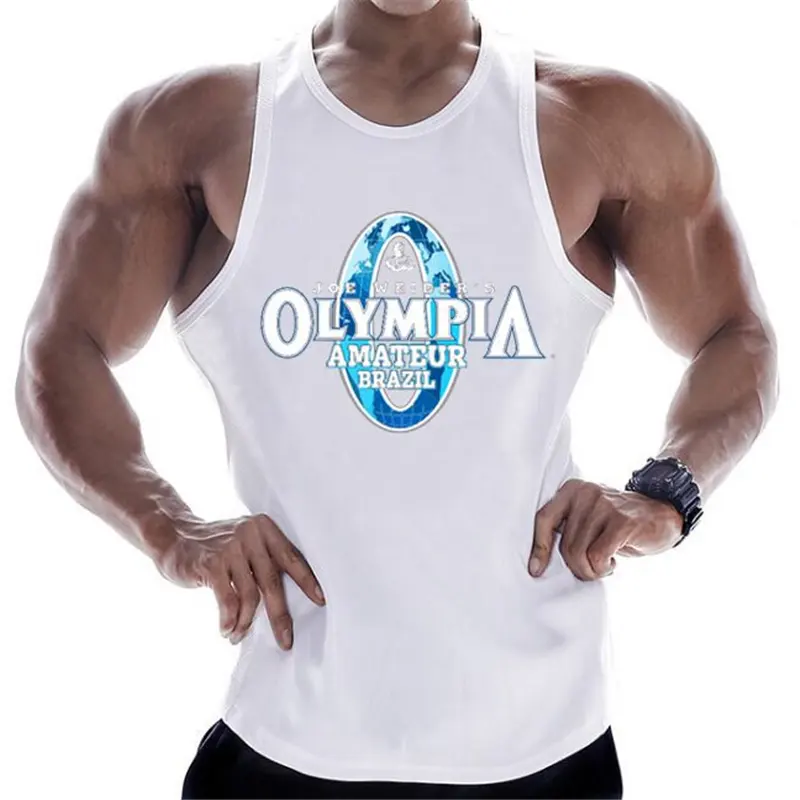 Summer Wicking and Quick Drying Fitness Vest Men Soft Breathable Sports Running Vest Men