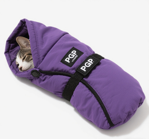 Sac de couchage pour animaux de compagnie avec logo personnalisé motif à pois Maison d'ami à fourrure confortable pour se reposer-pour chats chiens petits animaux - Product Image 6