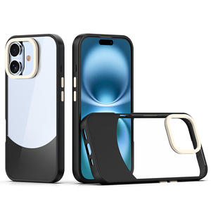 Carcasa de teléfono <span class=keywords><strong>SingStar</strong></span> a precio de fábrica para iPhone 17 TPU + acrílico dos en uno fundas de teléfono móvil transparentes - Product Image 1