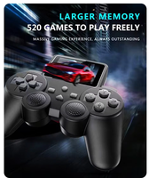 Console de jeu portable rétro S10 avec 520 jeux intégrés, mode arcade pour deux joueurs, sortie TV, résolution 640x480, écran couleur