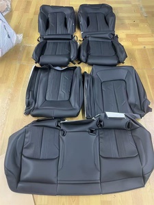 Housses de siège auto sur mesure pour BMW Série 7, 5, 3, 1, X5, X3, X1, E46, E90, E60, F30, F10, <span class=keywords><strong>E39</strong></span> – Accessoires complets pour 5 sièges en cuir de luxe - Product Image 4