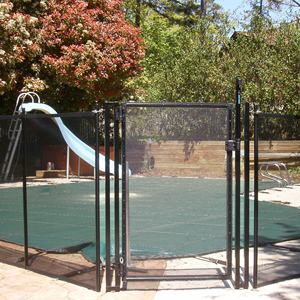 <span class=keywords><strong>Clôture</strong></span> <span class=keywords><strong>de</strong></span> piscine en <span class=keywords><strong>PVC</strong></span> portable et amovible, fine, en maille d'aluminium, pour piscine, en promotion - Product Image 4