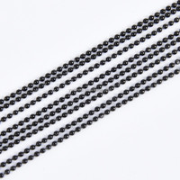 Chaîne de perles en strass en alliage écologique anti-ternissement Selina Crystal DIY KC Gold Bronze, à dos plat, non thermocollante, pour bijoux faits main