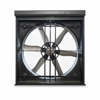 Ventilateur d'extraction en PRV résistant à la corrosion avec 6 pales en alliage et moteur BLDC pour bâtiments d'élevage