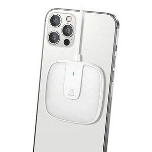 USAMS nuevo 2021 tendencia producto 15W rápido <span class=keywords><strong>cargador</strong></span> inalámbrico QC 3,0 magnética del teléfono móvil <span class=keywords><strong>cargador</strong></span> para <span class=keywords><strong>iphone</strong></span> 12 - Product Image 6