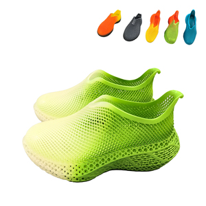 Custom 3D Printed TPU <b>Shoes</b> Elastic Soft <b>Beach</b> Walking Sneaker Running for <b>Man</b> Women Customized Color & Logo - Product Image 1