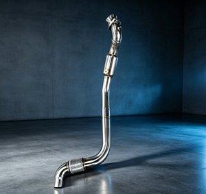 SS304 T304 downpipe ท่อไอเ<span class=keywords><strong>ส</strong></span>ีย<span class=keywords><strong>ส</strong></span>ำหรับ Ford Mustang EcoBoost 2013-2018 2.3T ประสิทธิภาพการไหลสูงโดยตรง BOLT-ON Upgrade - Product Image 1