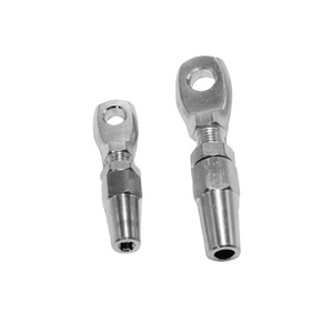 Conector Rápido Tipo Ojo de Acero Inoxidable 316 Roscado Macho para Aplicaciones de Tensión y Tracción de Cables - Product Image 1