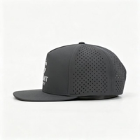 Gorra Snapback Unisex de Hip Hop con Perforaciones Láser y Bordado 3D en Lona Transpirable e Impermeable para Deportes, Aire Libre, Playa y Viajes