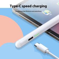 Meepss MPS1012 Pena Stylus Logam untuk Android/iOS - Daya Tarik Magnetik 15mm Ujung Pena Dapat Diganti Kapasitif Aktif Pengisian Cepat Tidak