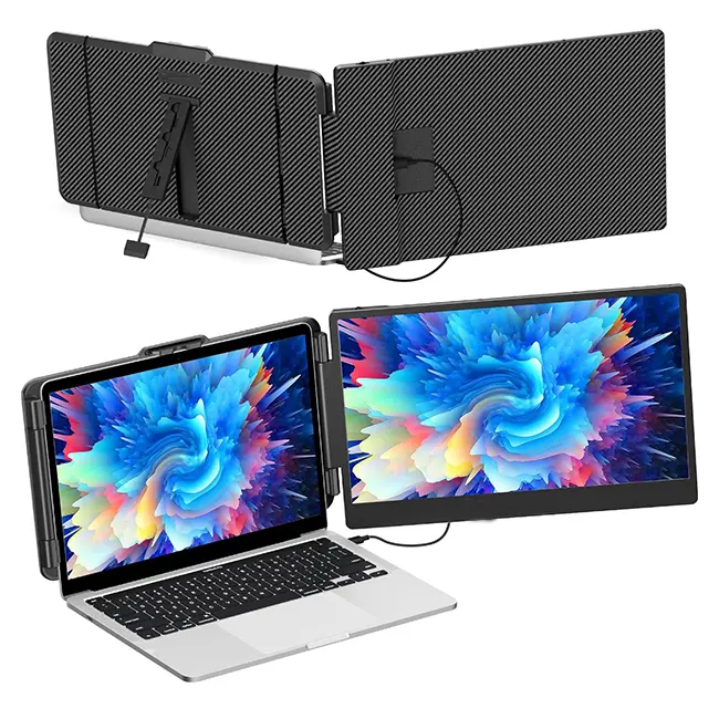 S1 Draagbare USB-C Monitor Voor Laptop Dual Screen Extender Gaming Tekening Codering 14Inch Werken Met Mac Win Pc