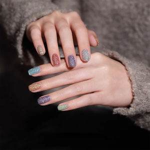 AILANUO Gel Adhésif Polymère 9 Couleurs Effet Diamant Lumineux pour Surfaces OEM ODM Étiquettes Personnalisées - Product Image 1