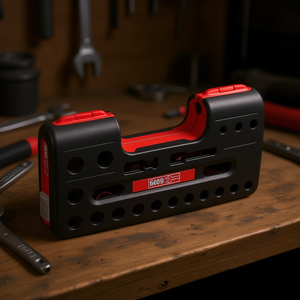 Caja de Herramientas 609 1/2 V1 Negra y Roja con Múltiples Ranuras para Organizar Herramientas y Accesorios - Product Image 3