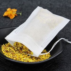 Tea Bag Design Biodegradable Non Woven Drawstring Empty Tea Bags Loose <b>Leaf</b> Tea Filter Bag - Product Image 1
