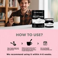 Résine de Shilajit de l'Himalaya naturel d'approvisionnement d'usine avec plus de 85 minéraux traces de résine de Shilajit pure à l'acide fluvique
