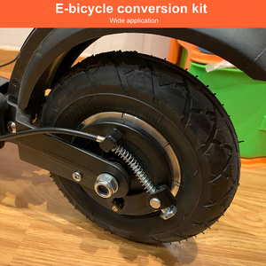 Roue arrière de scooter électrique, pneu plein, <span class=keywords><strong>frein</strong></span> à tambour, 200x50, roue en caoutchouc de scooter avec jante en aluminium - Product Image 6