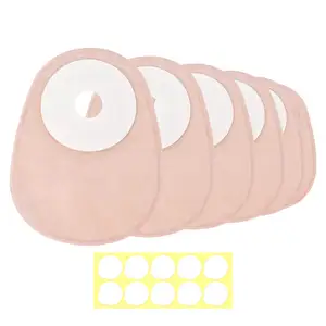 1 Piece Medical System Disposable Colostomia Colostomy Ileostomy Bags Closed Pouch Ostomy Supplies