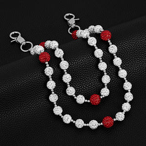 เครื่องประดับแนวสตรีทเครื่องประดับแนวฮิปฮอปสำหรับผู้ชายและผู้หญิงทำจากสเตนเลสสตีลและโพลิเมอร์ดินเหนียว - Product Image 2