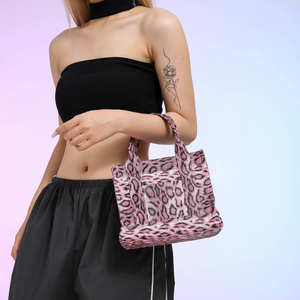 Nuevo bolso informal con estampado de leopardo, bolso de hombro retro de cuero PU de diseñador, bolso de gran capacidad a la moda. - Product Image 5