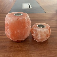 Lampe de sel de l'Himalaya naturelle, diffuseur d'aromathérapie, lumière de nuit apaisante aux huiles essentielles pour chambre à coucher, aide au sommeil, décoration d'ambiance pour la maison