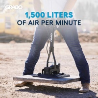 Ventouse électrique à haut débit Gribo pour pavés extrêmement poreux, avec poignée en T, plaque d'aspiration de 300 mm et joint en mousse