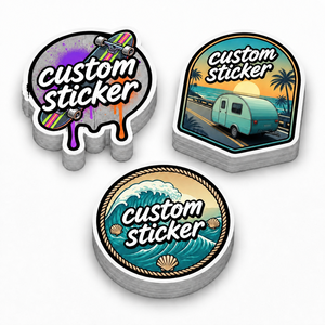 Pegatinas de Vinilo Personalizadas, Recortadas a Troquel, Estilo Retro Vintage, Estética de Surf de Verano, Pegatinas Impermeables para Botellas de Agua y Patinetas - Product Image 4