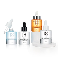 Vaporisateur de sérum épais à épaules plates 30 ML, 1 OZ, plats, épais, orange, huile essentielle, flacon compte-gouttes, 30 ML