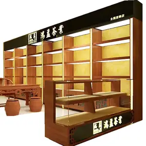 Manufacturer Design Whole Store Equipment Wood Cabinet Designed Shop Fitting Display Stand Production