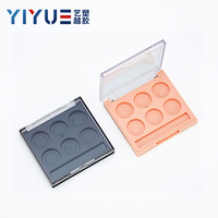 YIYUE Palette d'ombres à paupières vides Palette de contour de maquillage en plastique Boîtes d'ombres à paupières Blush Emballage avec fente pour brosse