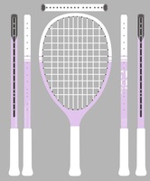 TYPTI Ensemble de raquettes en fibre de carbone T700 de haute qualité avec cordes en nylon, comprenant 1 raquette