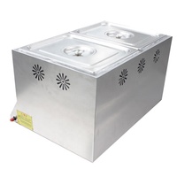 Cuisinière à gaz commerciale double panier huiles friteuse à dinde poulet Frit pommes de terre frites