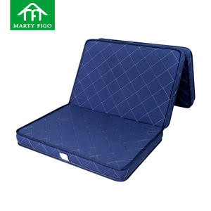 Couvre-matelas personnalisé multi-usages à trois volets 10cm Tapis de yoga Camping Portable en mousse haute densité Pliable <span class=keywords><strong>Surmatelas</strong></span> <span class=keywords><strong>4</strong></span> pouces - Product Image 1