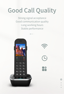 Téléphone mobile sans fil <span class=keywords><strong>fixe</strong></span> numérique <span class=keywords><strong>portable</strong></span> pour la maison, l'hôtel, le bureau, écran couleur 2,4 pouces, carte SIM 4G Volte, noir/blanc - Product Image 6