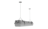 Lampu Toko Supermarket SAA CE LED Tahan Air Lampu Batten Dapat Diredupkan Sensor Microwave 1200mm Pencahayaan Komersial & Industri