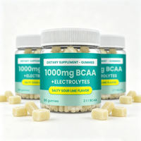 Gomitas de BCAA OEM ODM, Marca Privada, Suplemento de Nutrición Deportiva, Fórmula Personalizada, Fabricante de Aminoácidos para la Recuperación