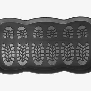 Recycled Rubber Boot Shoe Tray with Coir Insert - Product Image 5