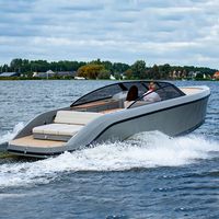 Ecocampor 7.99 mètres 12 hommes en aluminium bateau/Yacht de luxe avec canapés allongés à vendre